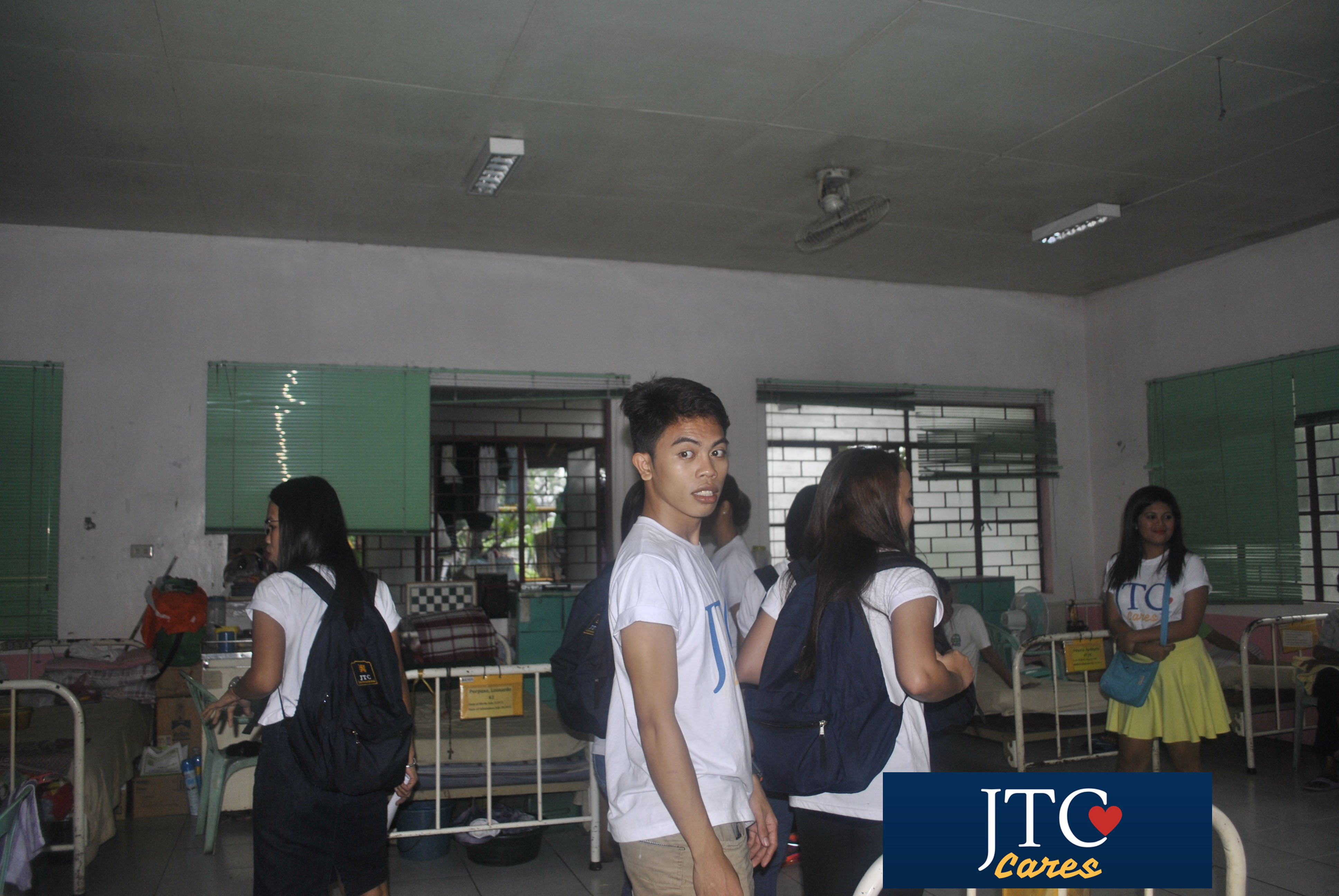JTC cares - visiting the patients, lifting their esteem and providing them some gifts.